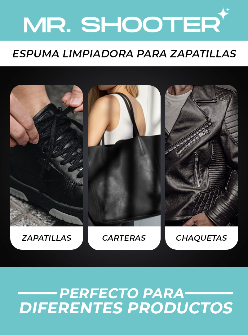 ESPUMA LIMPIADORA PARA ZAPATILLAS